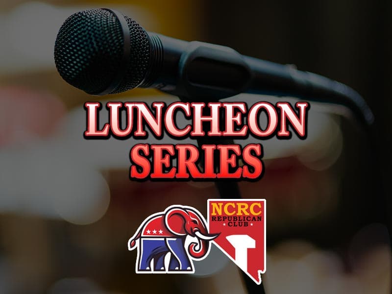 Event flyer: Luncheon Series: Debra Strickland, Nye County Commissioner, District 5
